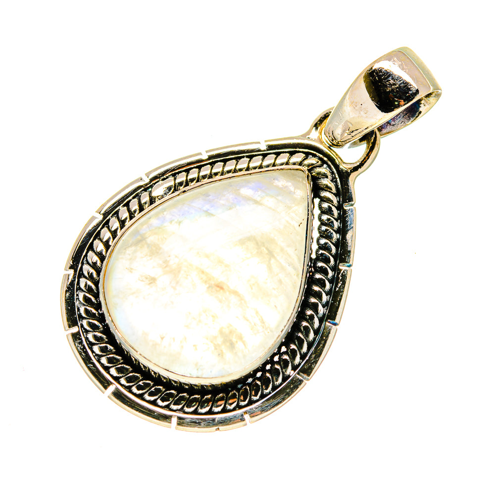 Rainbow Moonstone Pendants handcrafted by Ana Silver Co - PD740816
