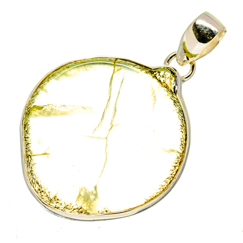 Prehnite Pendants handcrafted by Ana Silver Co - PD740842