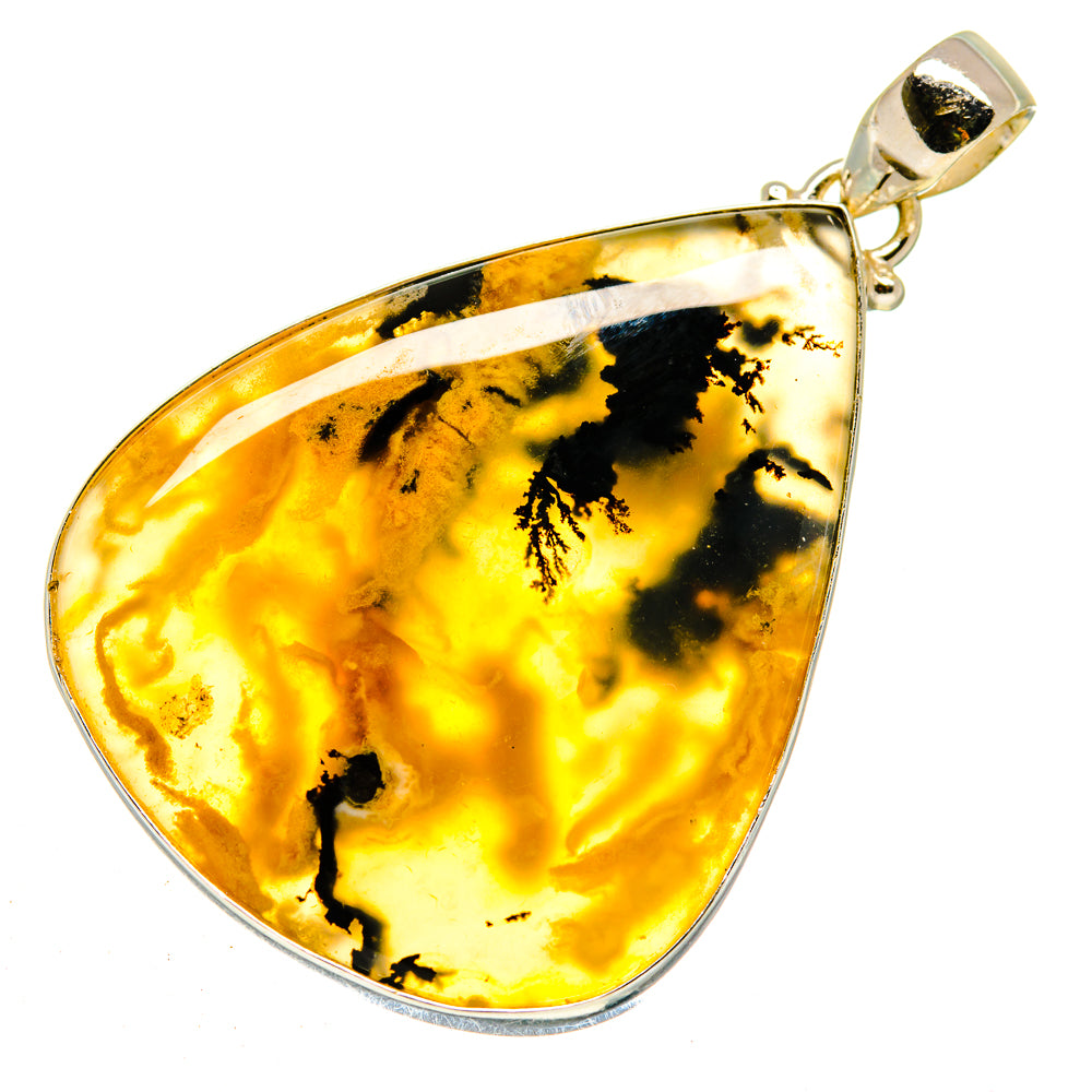 Plume Agate Pendants handcrafted by Ana Silver Co - PD740946