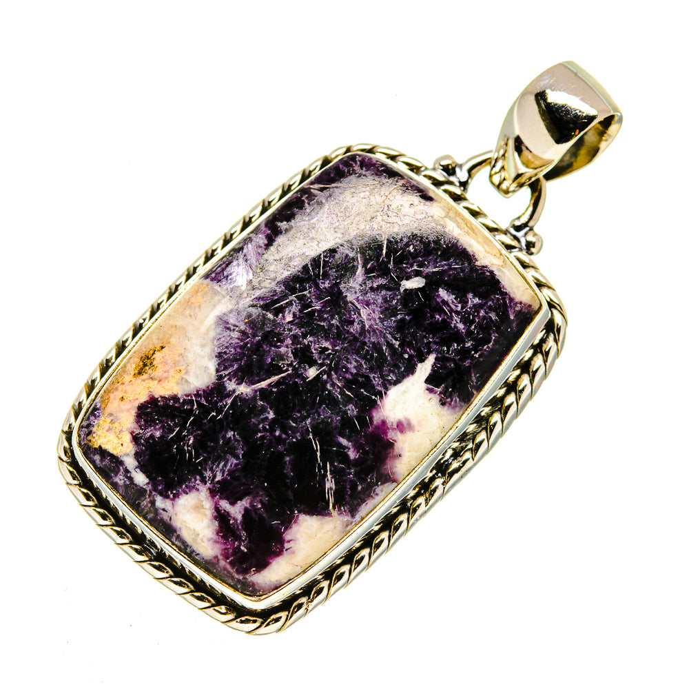 Lepidolite Pendants handcrafted by Ana Silver Co - PD740963