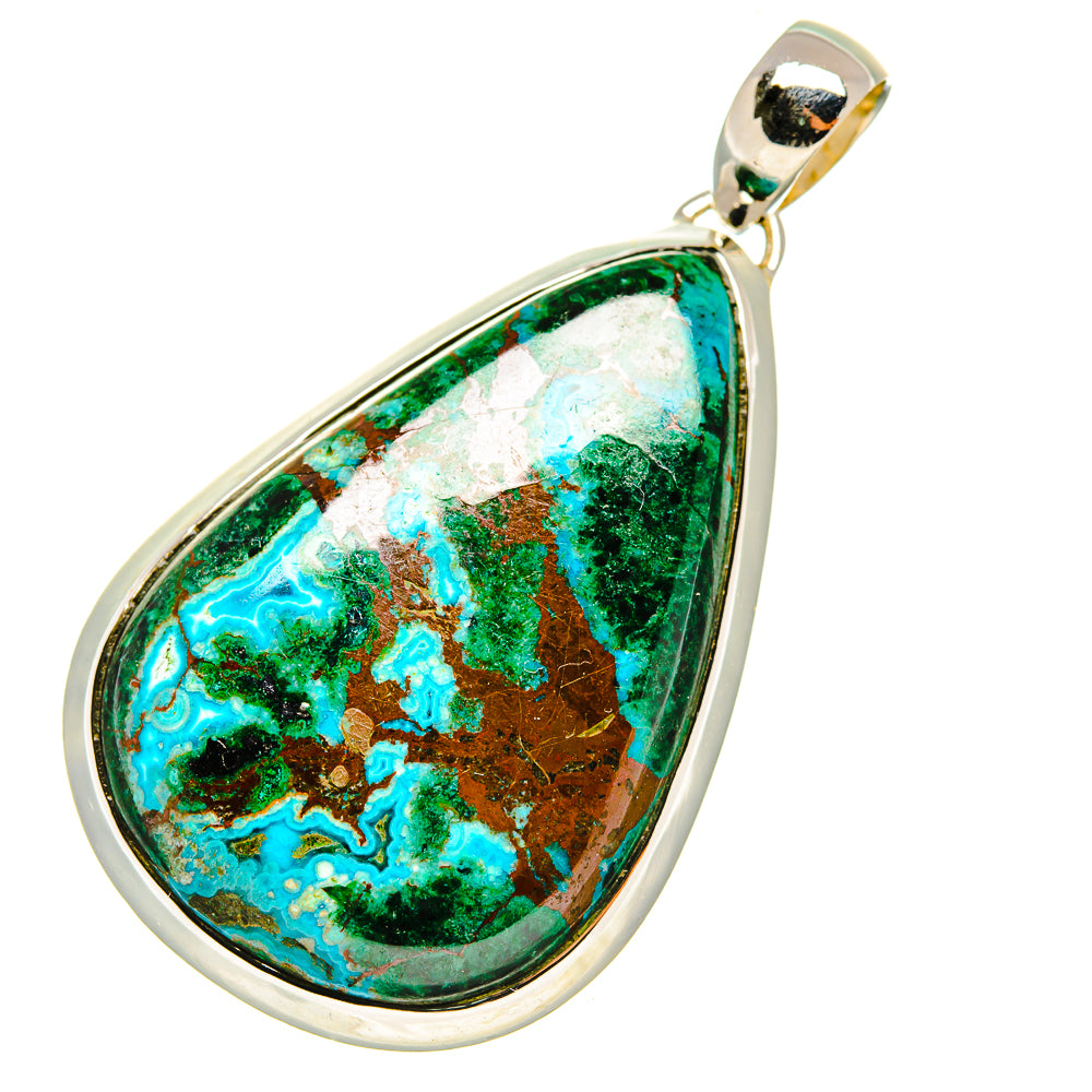 Chrysocolla Pendants handcrafted by Ana Silver Co - PD7410