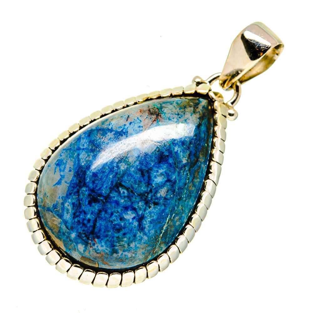 Chrysocolla In Quartz Pendants handcrafted by Ana Silver Co - PD741002