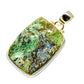 Green Fuchsite Crystal Pendants handcrafted by Ana Silver Co - PD741008