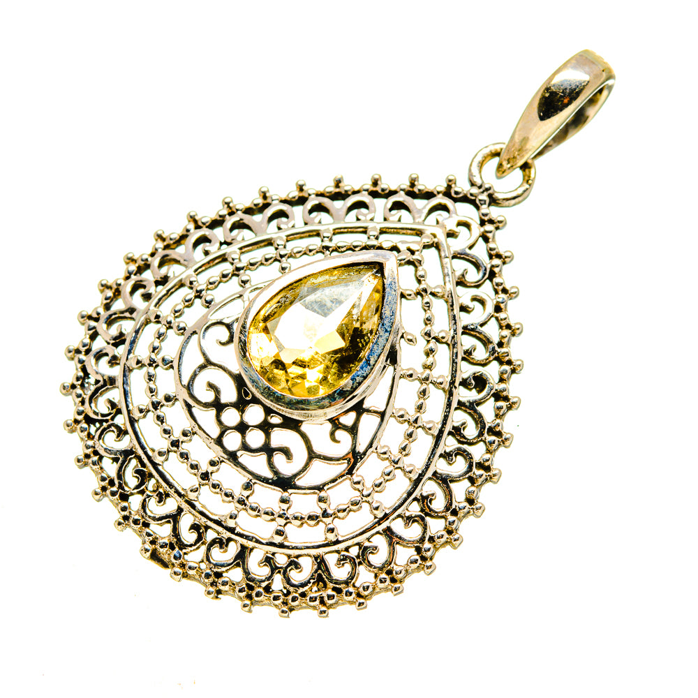 Citrine Pendants handcrafted by Ana Silver Co - PD741021