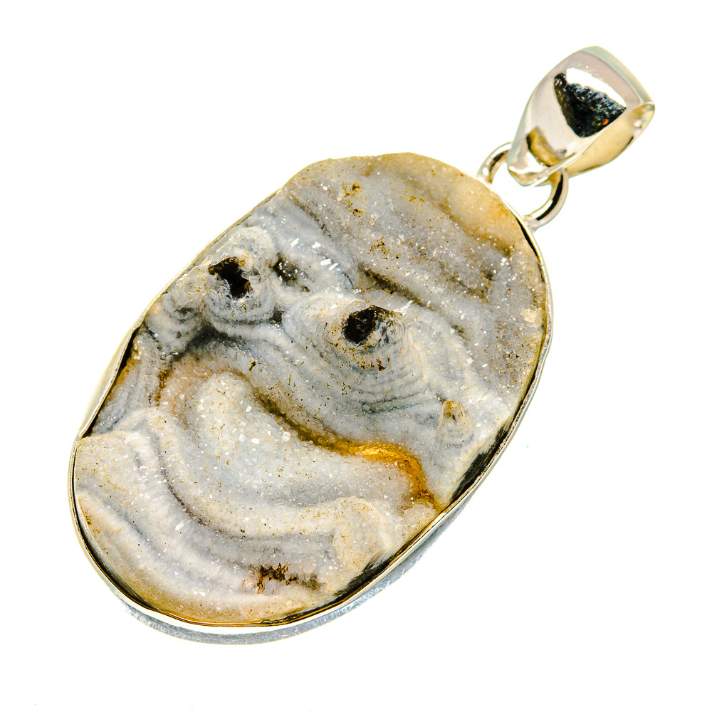 Desert Druzy Pendants handcrafted by Ana Silver Co - PD741023