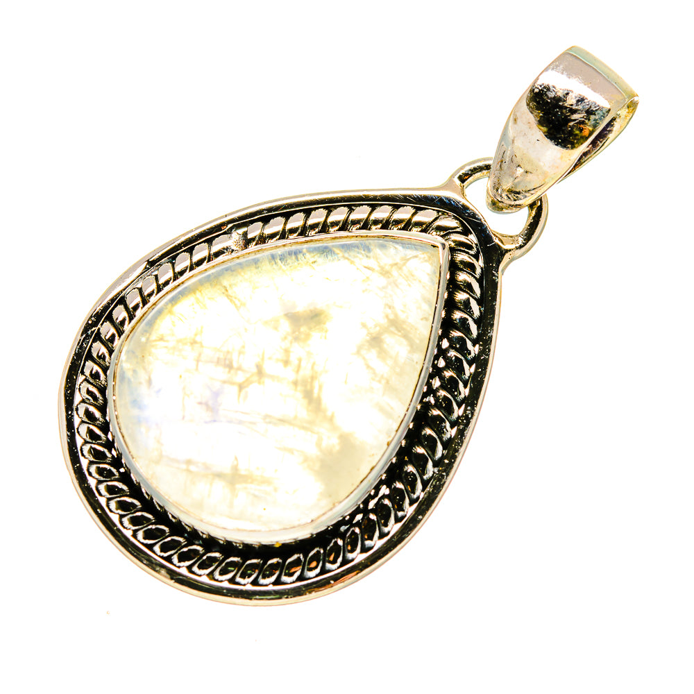 Rainbow Moonstone Pendants handcrafted by Ana Silver Co - PD741056