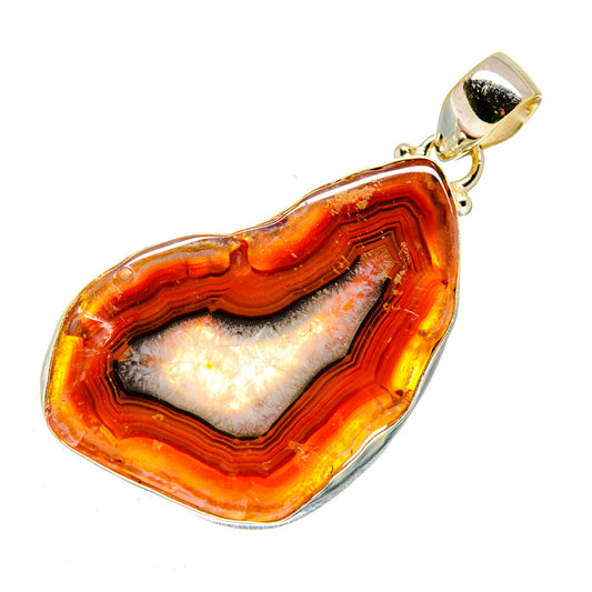 Agate Slice Pendants handcrafted by Ana Silver Co - PD741086