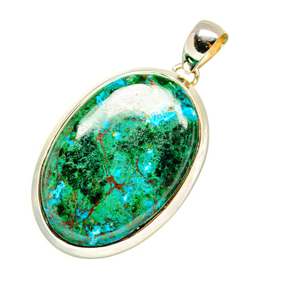 Chrysocolla Pendants handcrafted by Ana Silver Co - PD7413