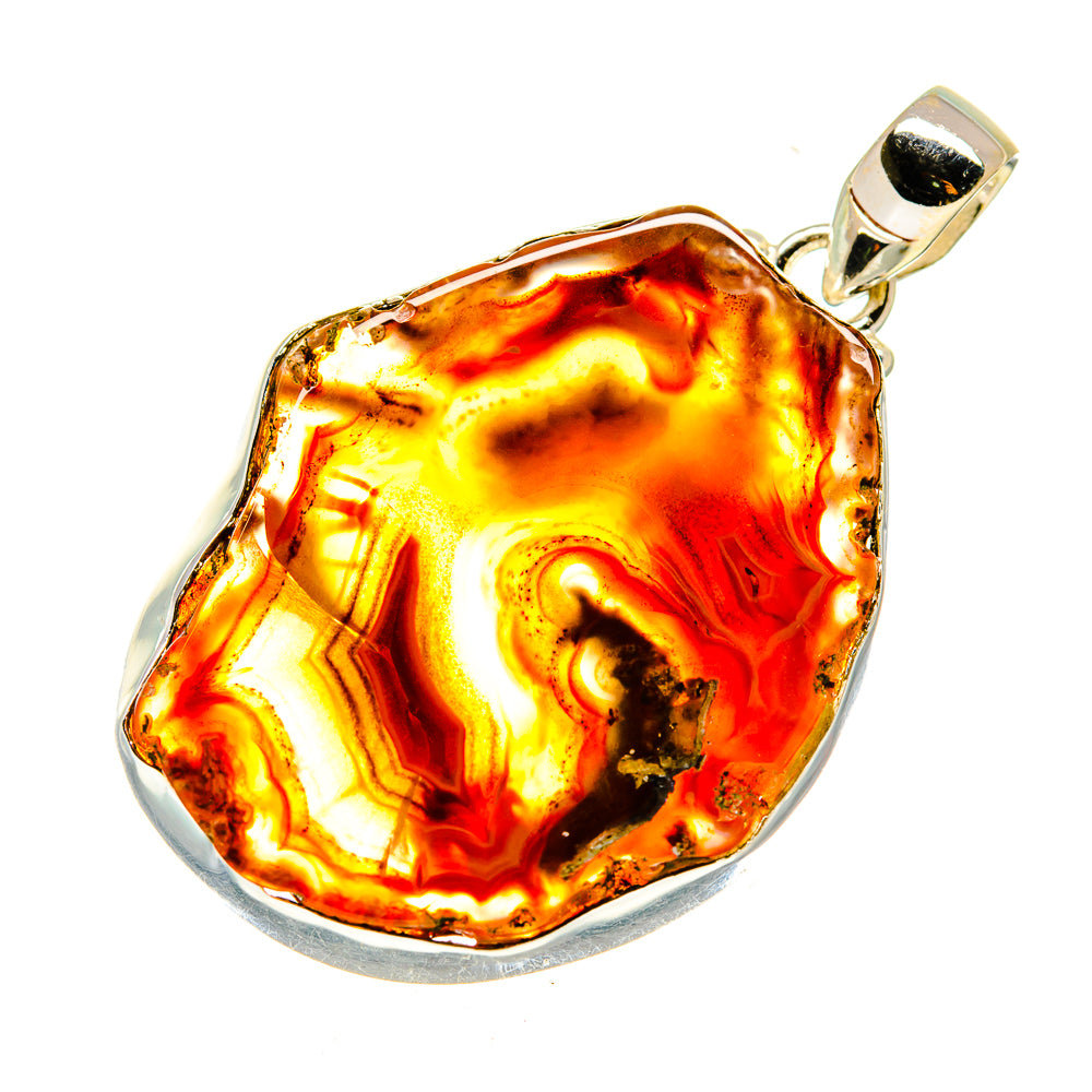 Agate Slice Pendants handcrafted by Ana Silver Co - PD741434
