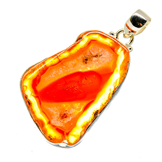 Agate Slice Pendants handcrafted by Ana Silver Co - PD741446