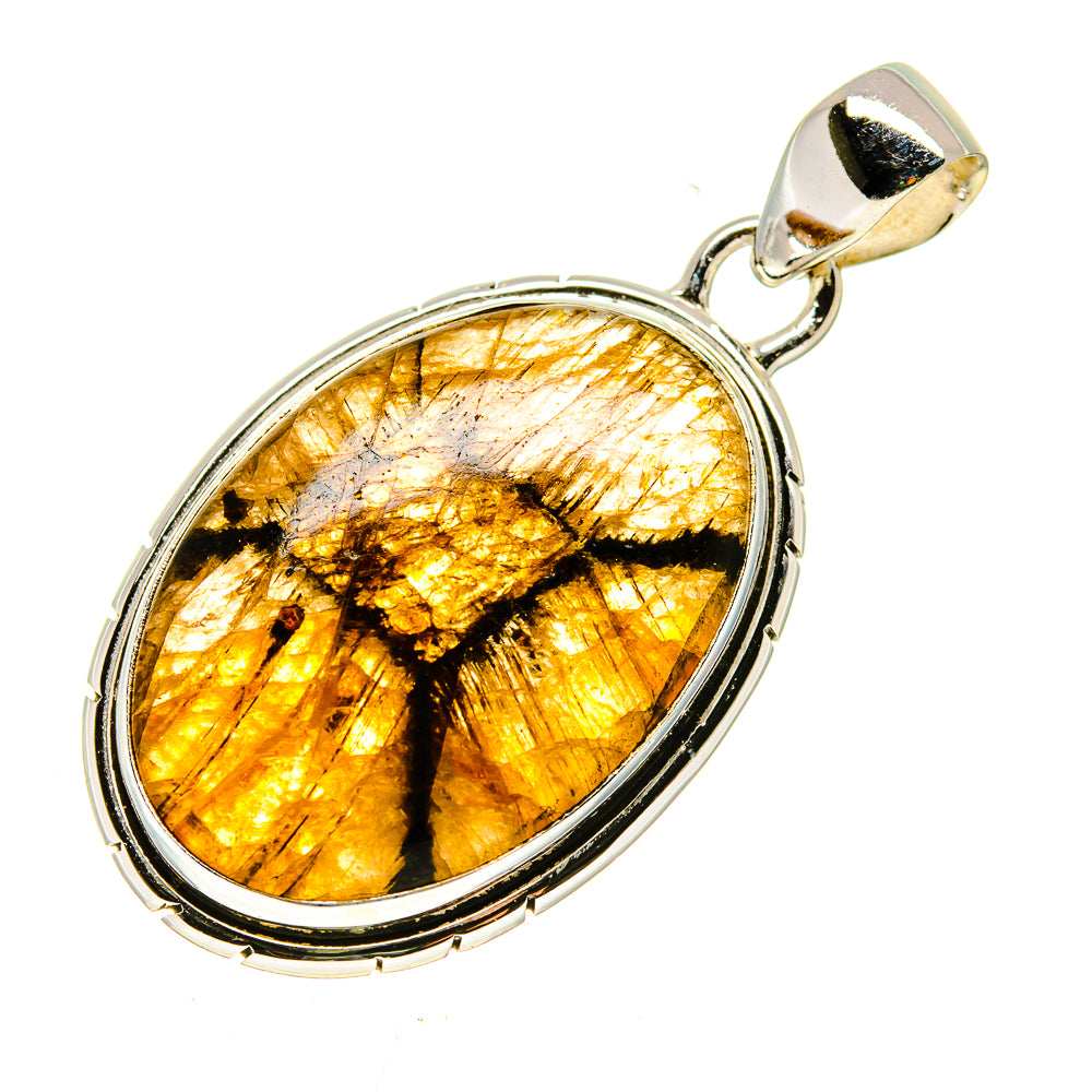 Chiastolite Earrings handcrafted by Ana Silver Co - PD741626