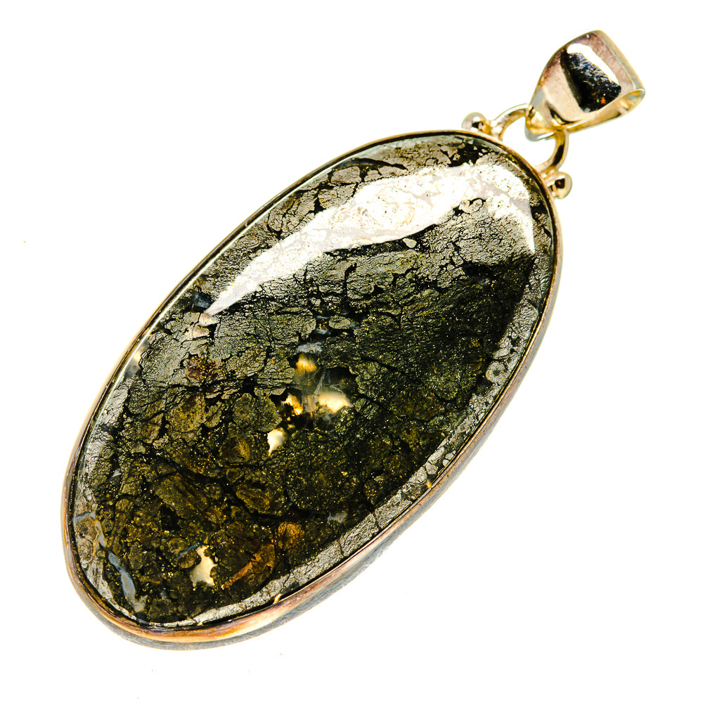 Feder Pyrite Earrings handcrafted by Ana Silver Co - PD741644