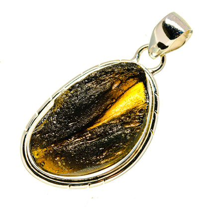 Tektite Earrings handcrafted by Ana Silver Co - PD741685