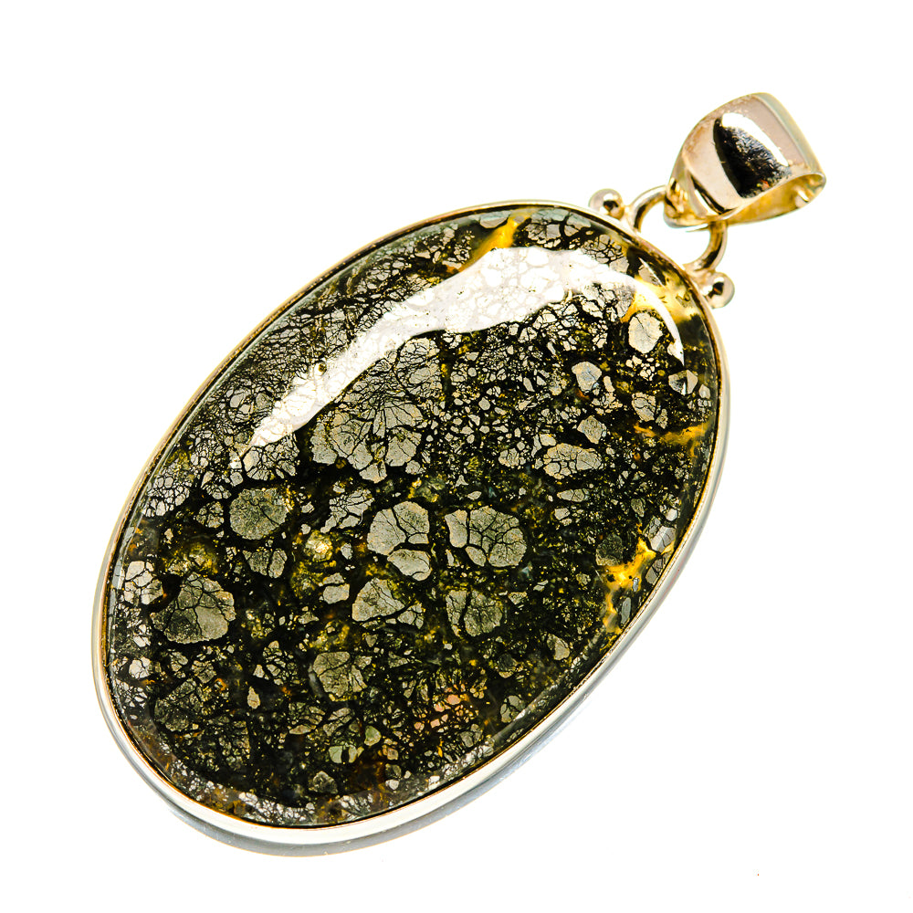 Feder Pyrite Pendants handcrafted by Ana Silver Co - PD741791