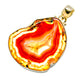 Agate Slice Pendants handcrafted by Ana Silver Co - PD741822