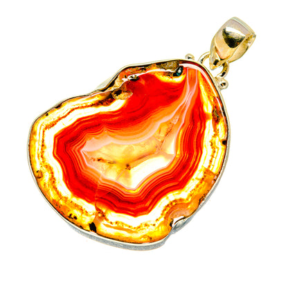 Agate Slice Pendants handcrafted by Ana Silver Co - PD741822