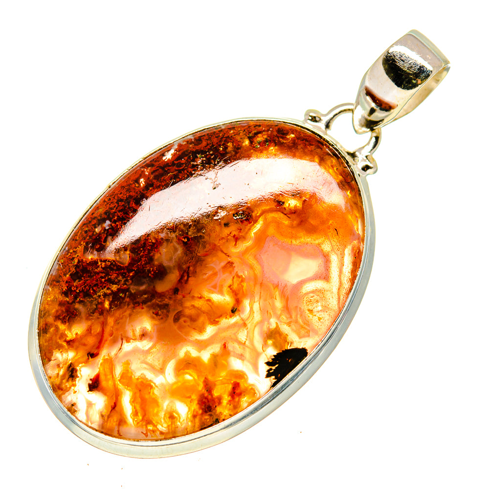 Crazy Lace Agate Pendants handcrafted by Ana Silver Co - PD741828