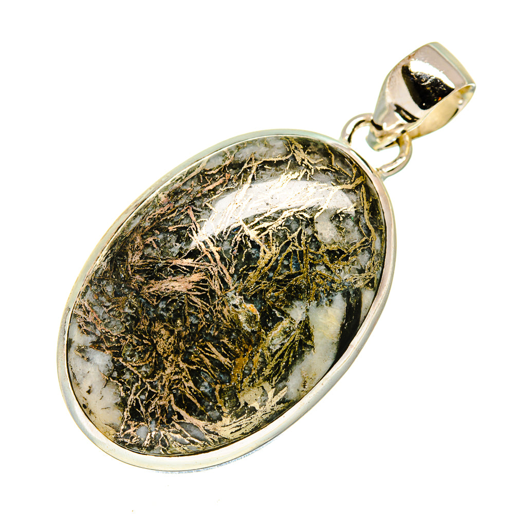 Feder Pyrite Pendants handcrafted by Ana Silver Co - PD741859