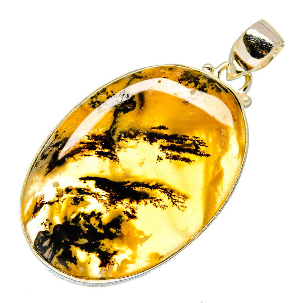 Plume Agate Pendants handcrafted by Ana Silver Co - PD741890