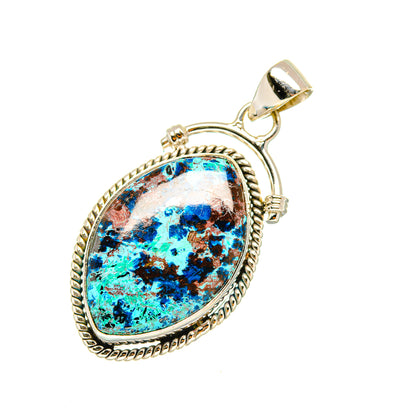 Shattuckite Pendants handcrafted by Ana Silver Co - PD7419
