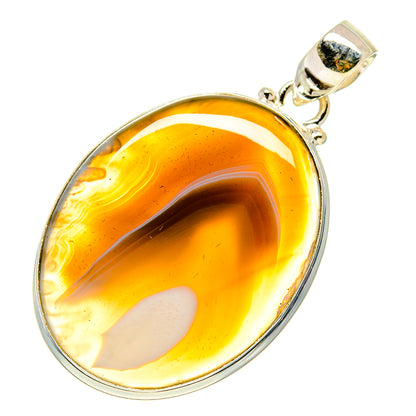 Botswana Agate Pendants handcrafted by Ana Silver Co - PD741903