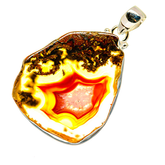 Agate Slice Pendants handcrafted by Ana Silver Co - PD741956