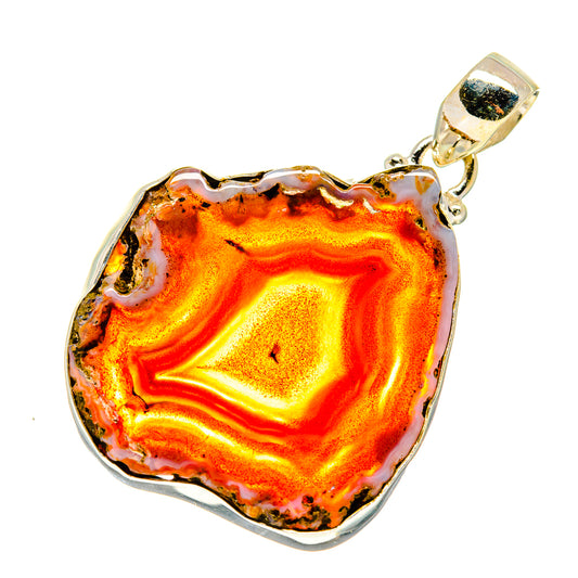 Agate Slice Pendants handcrafted by Ana Silver Co - PD742039