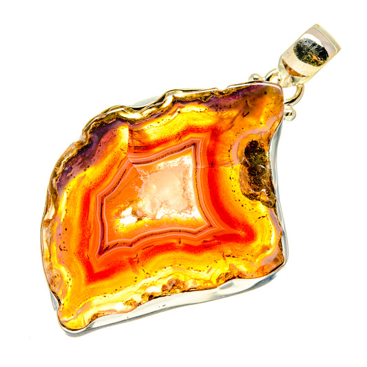 Agate Slice Pendants handcrafted by Ana Silver Co - PD742095