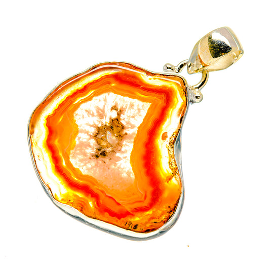 Agate Slice Pendants handcrafted by Ana Silver Co - PD742104