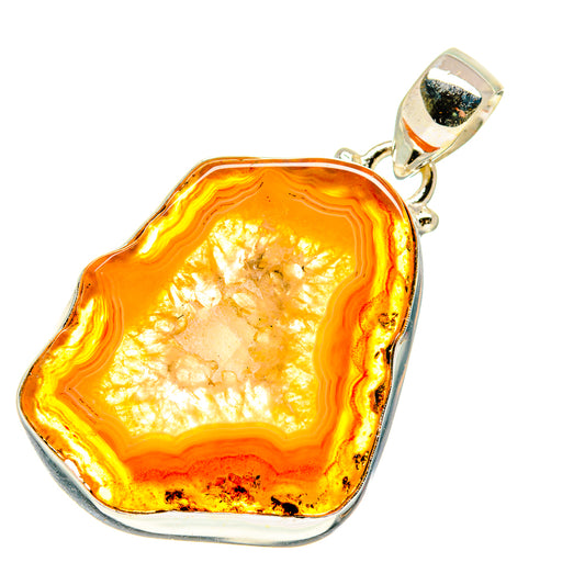 Agate Slice Pendants handcrafted by Ana Silver Co - PD742107