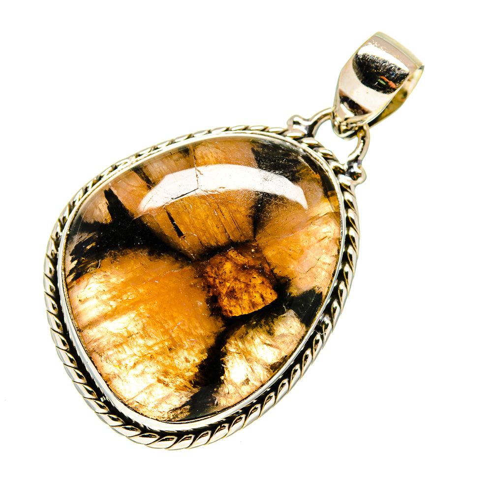 Chiastolite Pendants handcrafted by Ana Silver Co - PD742117