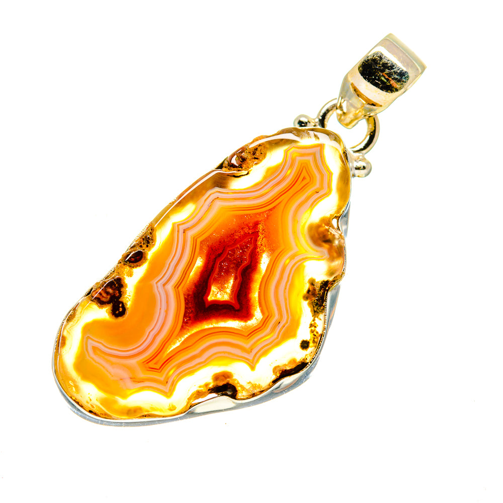 Agate Slice Pendants handcrafted by Ana Silver Co - PD742145