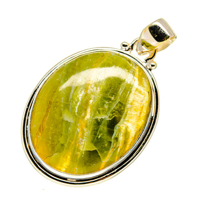 Serpentine Stone Pendants handcrafted by Ana Silver Co - PD742218