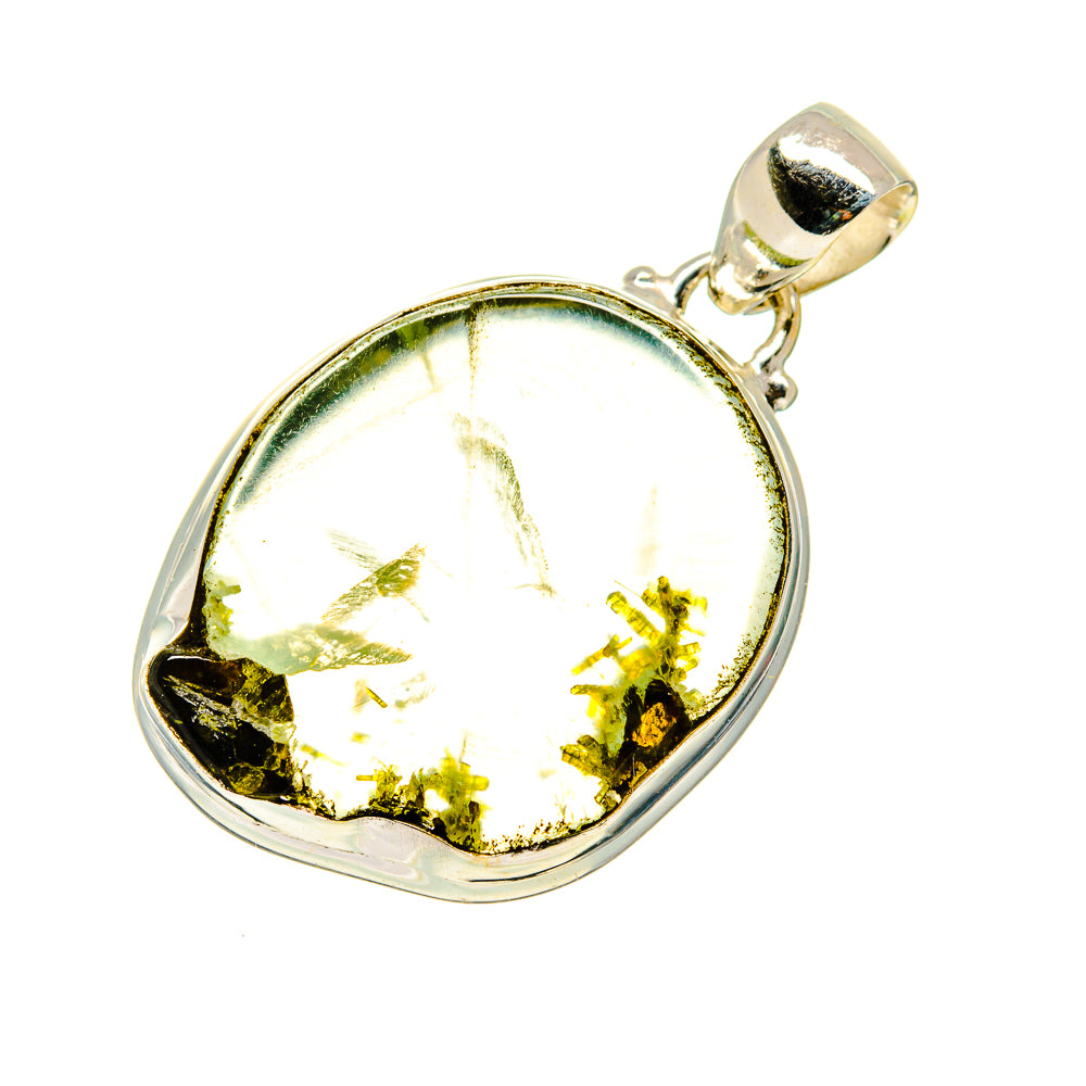 Prehnite Pendants handcrafted by Ana Silver Co - PD742223