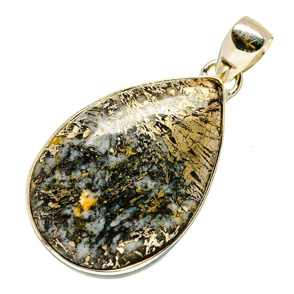 Feder Pyrite Pendants handcrafted by Ana Silver Co - PD742301