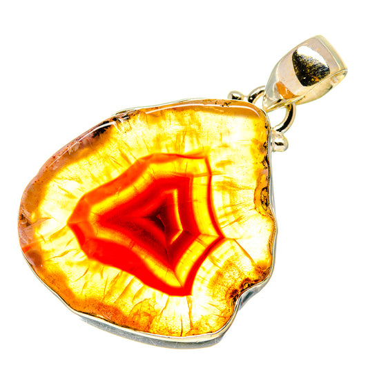 Agate Slice Pendants handcrafted by Ana Silver Co - PD742322