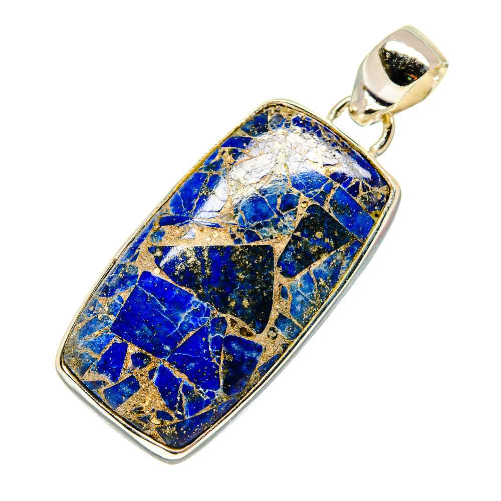 Copper Lapis Lazuli Pendants handcrafted by Ana Silver Co - PD742355