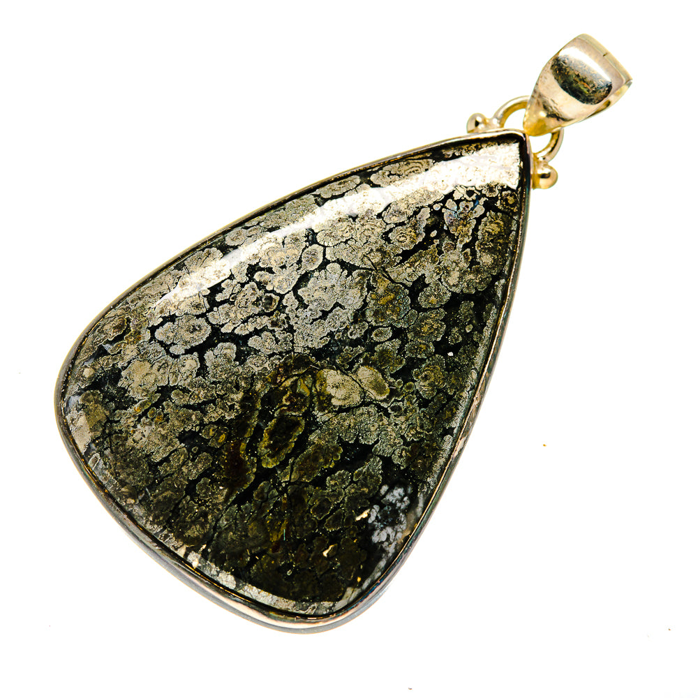 Feder Pyrite Pendants handcrafted by Ana Silver Co - PD742432