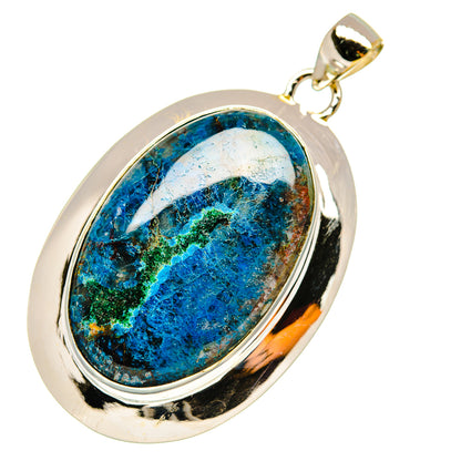 Chrysocolla Pendants handcrafted by Ana Silver Co - PD7426