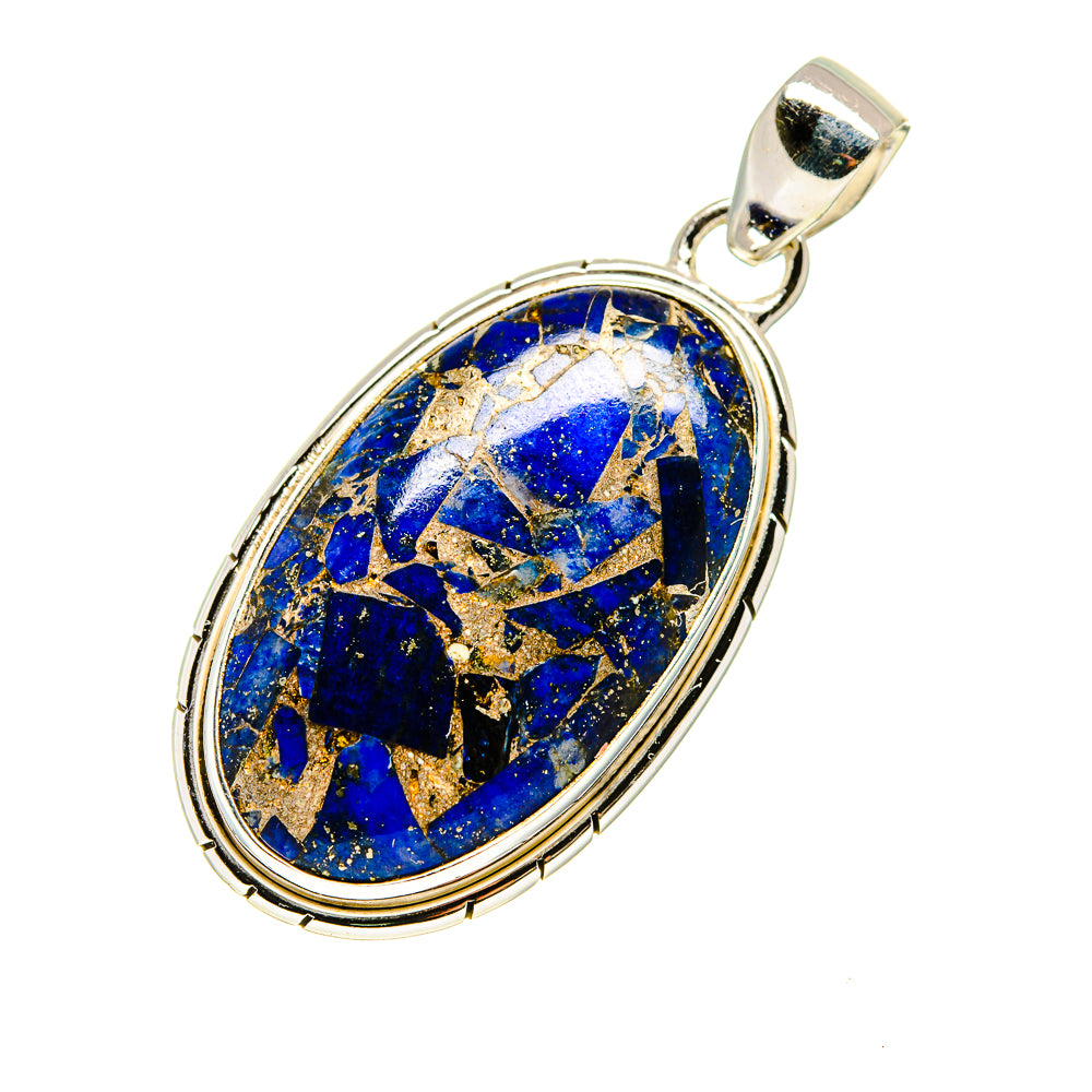 Copper Lapis Lazuli Pendants handcrafted by Ana Silver Co - PD742653