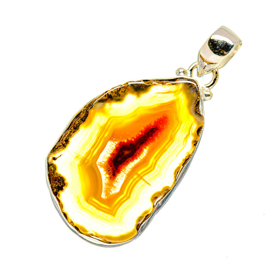 Agate Slice Pendants handcrafted by Ana Silver Co - PD742672