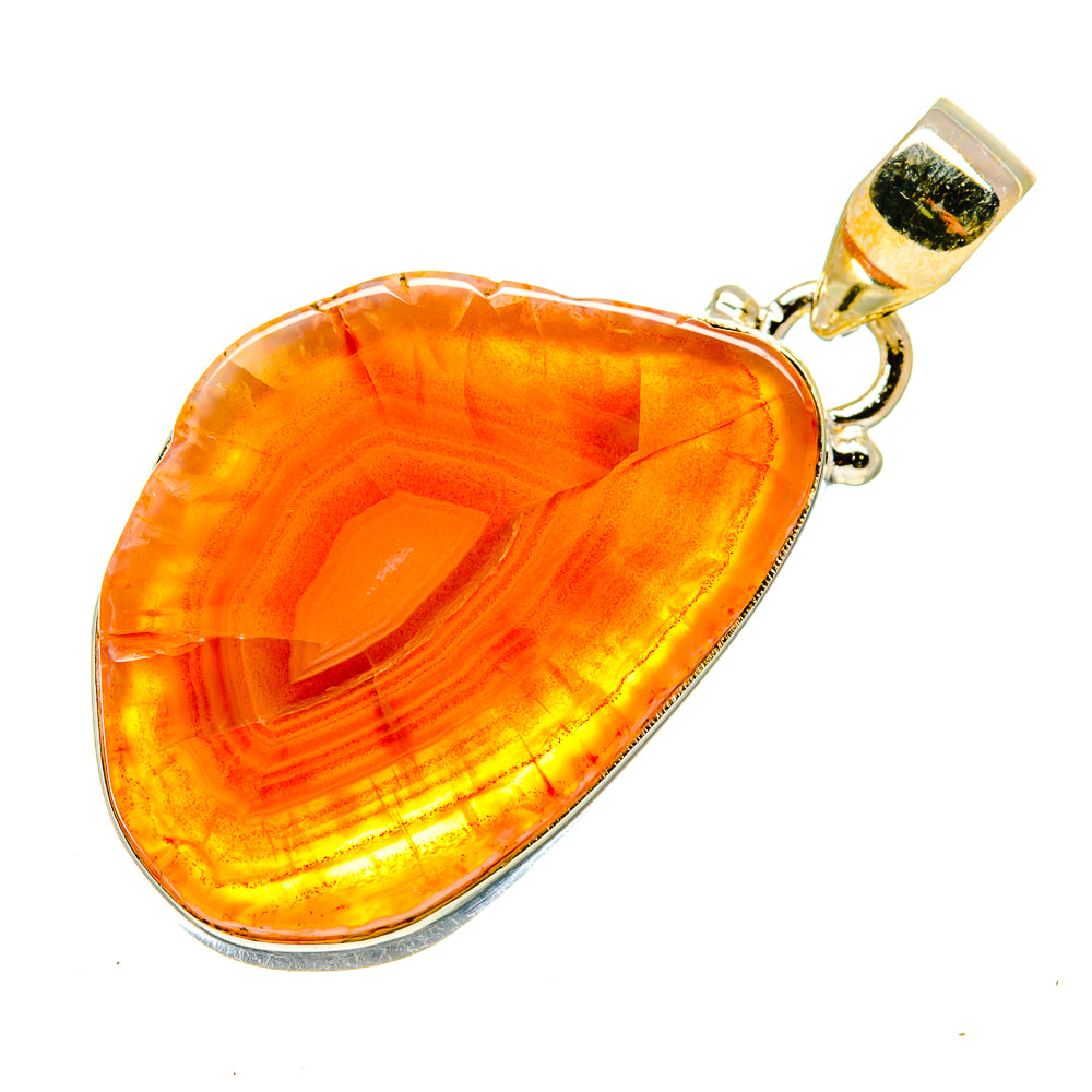 Agate Slice Pendants handcrafted by Ana Silver Co - PD742706