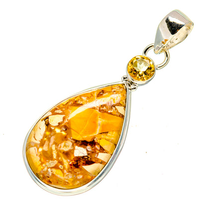 Brecciated Mookaite Pendants handcrafted by Ana Silver Co - PD742873