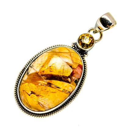 Brecciated Mookaite Pendants handcrafted by Ana Silver Co - PD742938