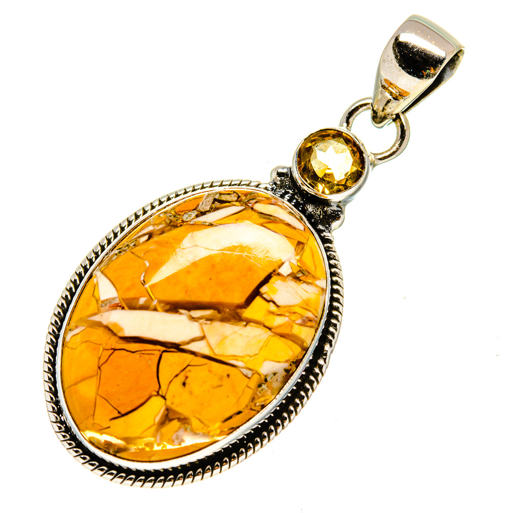 Brecciated Mookaite Pendants handcrafted by Ana Silver Co - PD742939