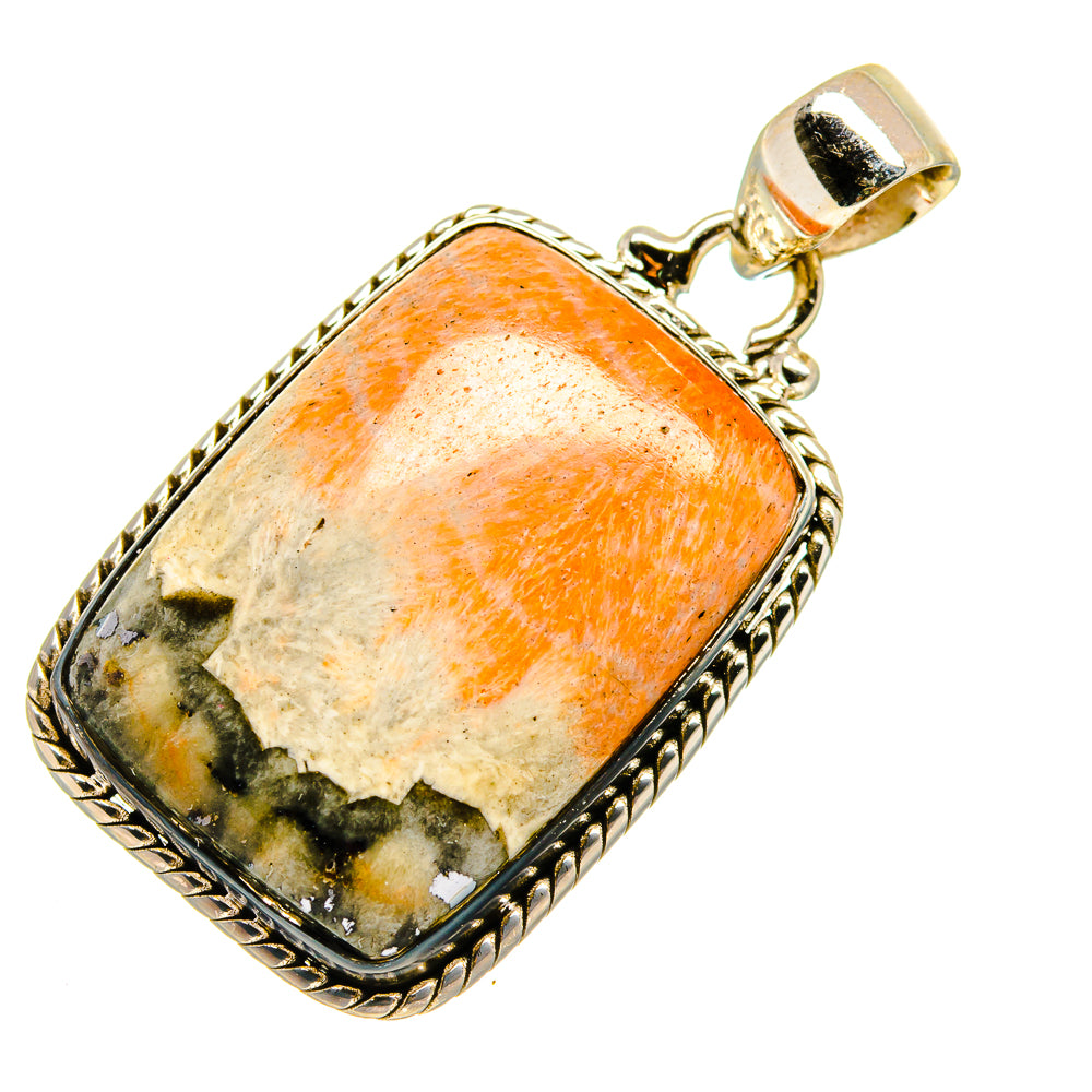 Scolecite Pendants handcrafted by Ana Silver Co - PD743002
