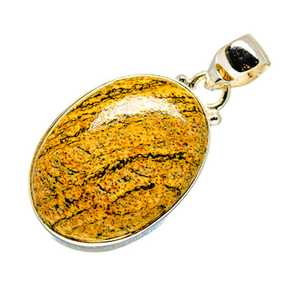 Picture Jasper Pendants handcrafted by Ana Silver Co - PD743092 - Photo 2