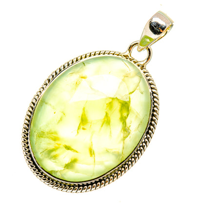 Prehnite Pendants handcrafted by Ana Silver Co - PD7431