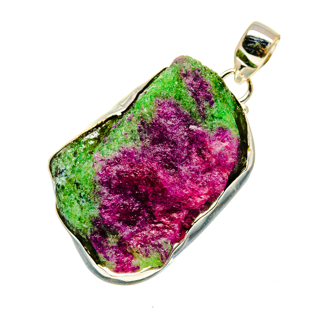 Ruby Zoisite Pendants handcrafted by Ana Silver Co - PD743113