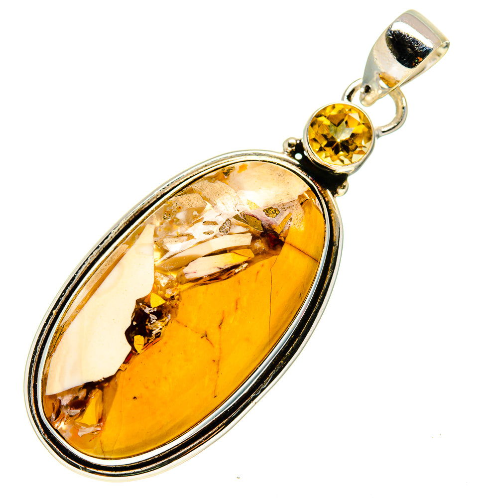 Brecciated Mookaite Pendants handcrafted by Ana Silver Co - PD743114